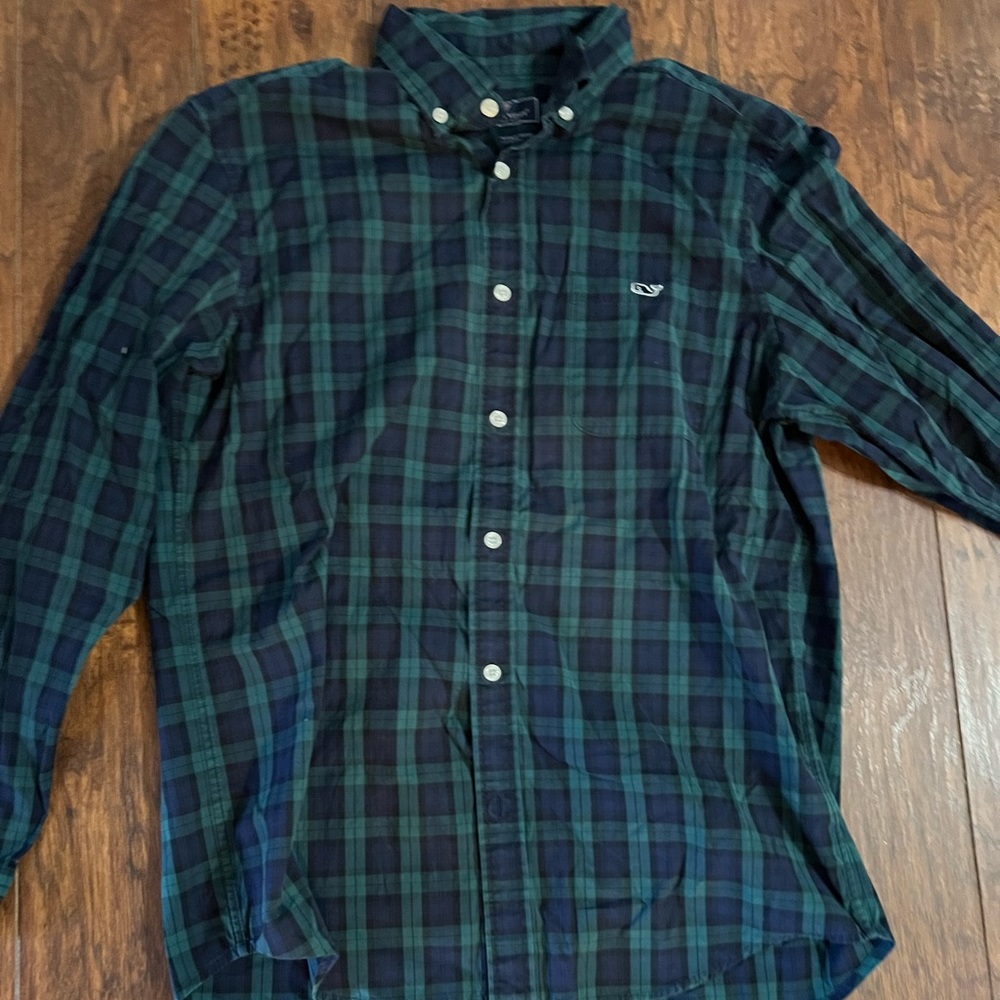 Vineyard Vines blackwatch classic tucker shirt